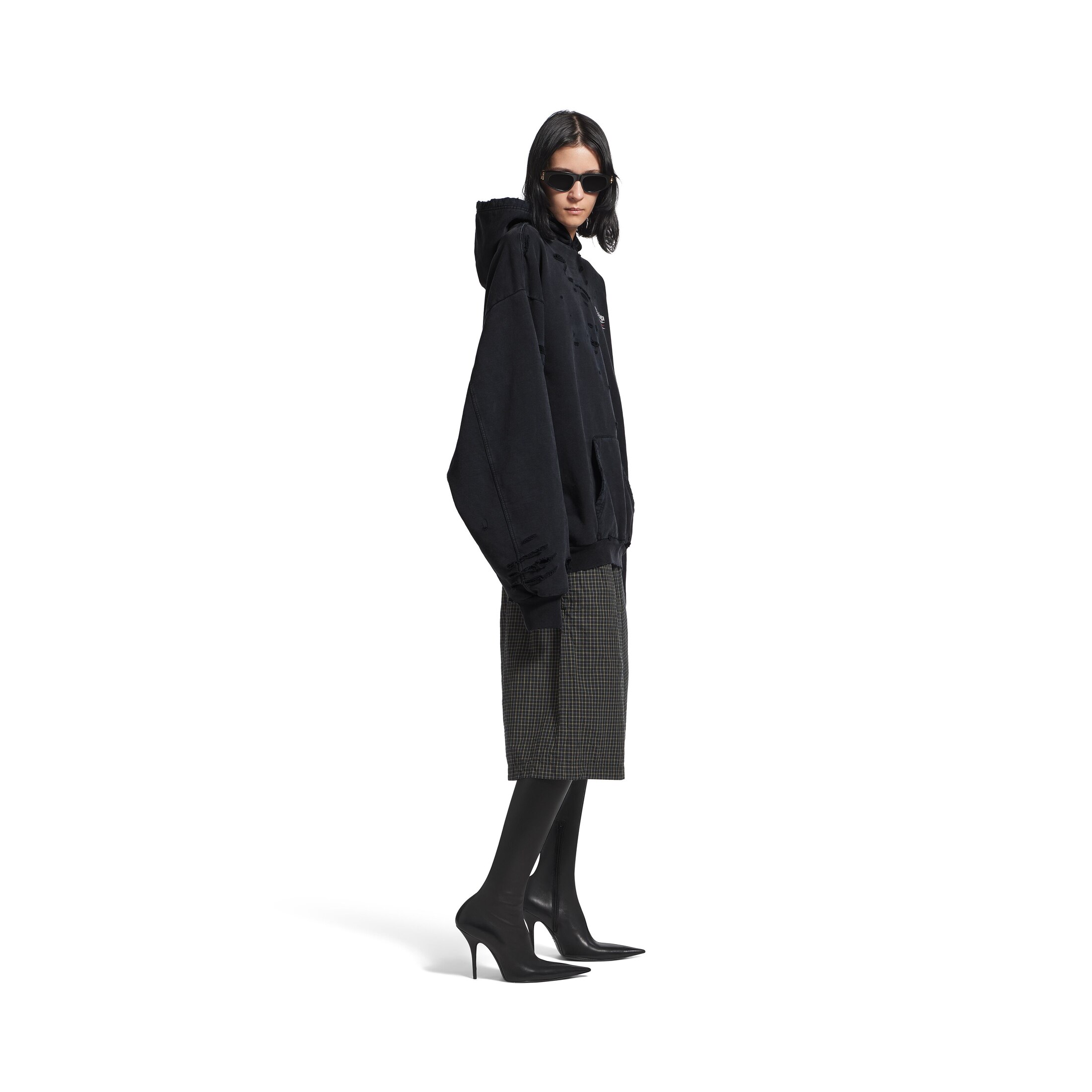 political campaign layered hoodie