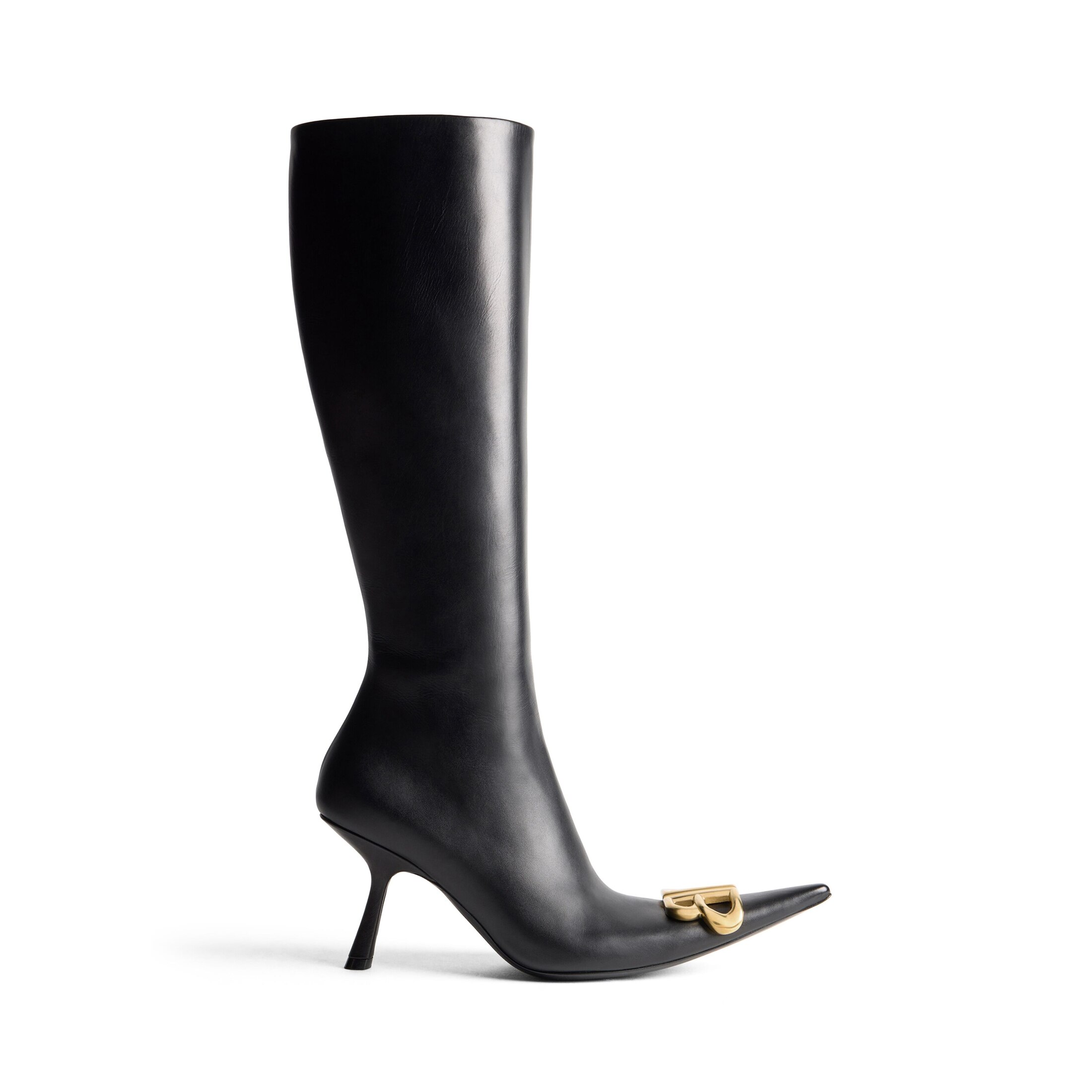 Balenciaga Flex BB 90 mm Stiefel - Schwarz - Damen - 38 - Kalbsleder