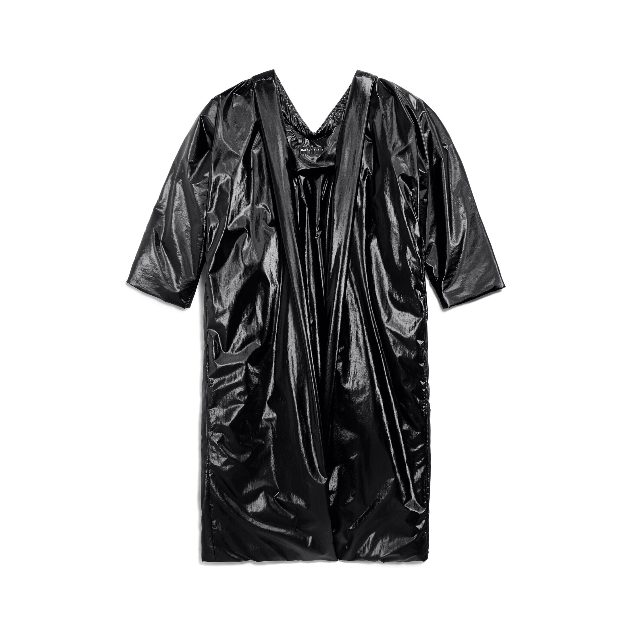 Balenciaga Swing CB Coat - Black - Woman - 1 - Polyamide
