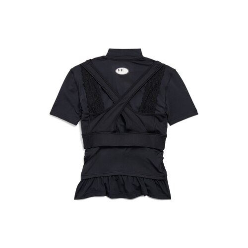 under armour® crewneck layered short sleeve top
