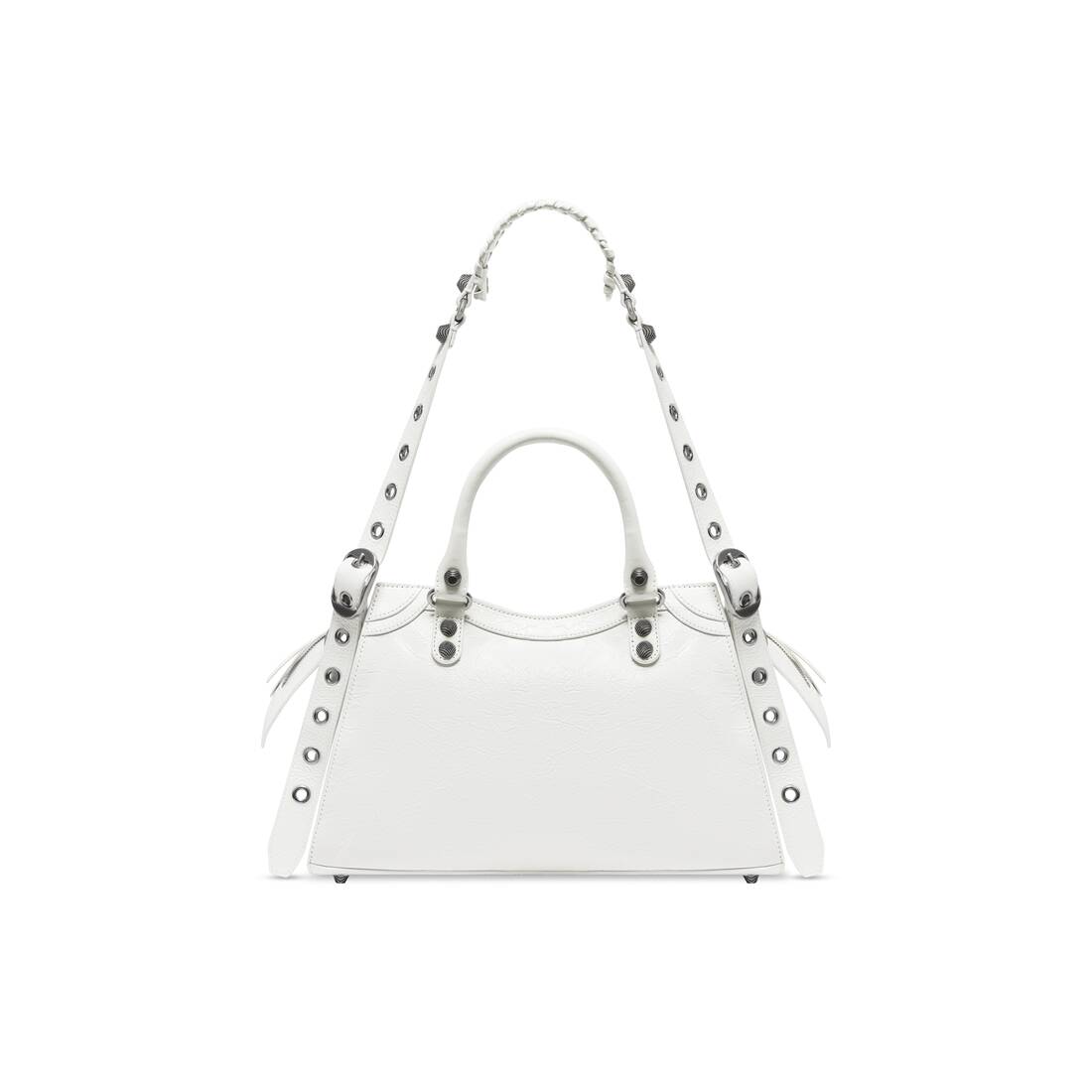 Balenciaga Women's Neo Cagole Xs Handbag - Optic White