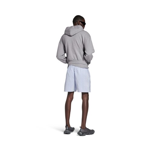 stripes boxer swim shorts