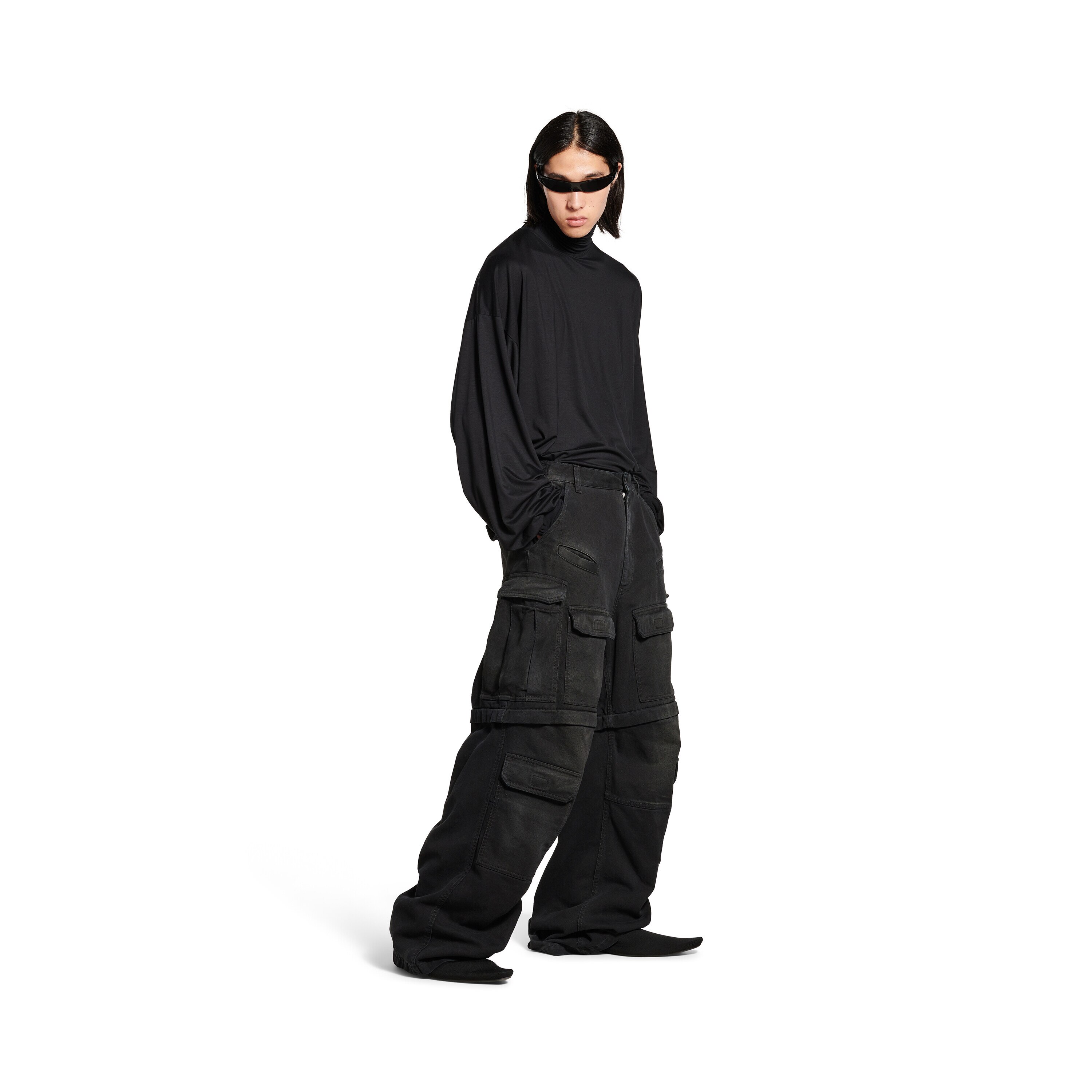 【BALENCIAGA-2024FW】 メンズ フード- ブラック Men's Spring 25 | Balenciaga US