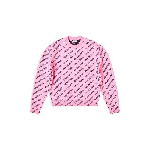 mini allover logo sweater 