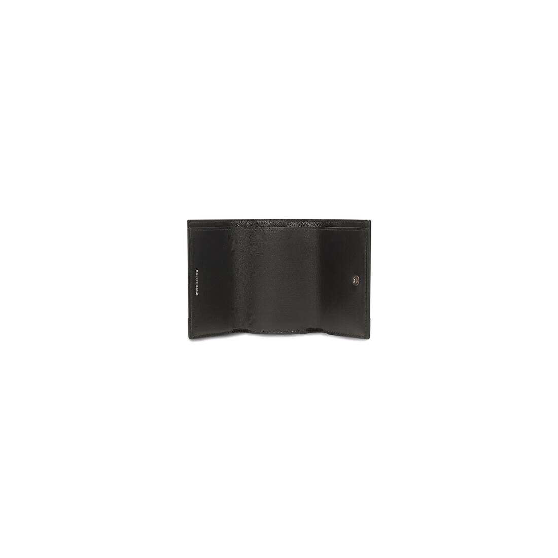BALENCIAGA Calfskin Hello Kitty Mini Wallet Black 941768