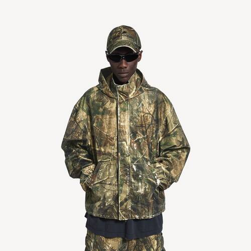 hooded workwear jacket