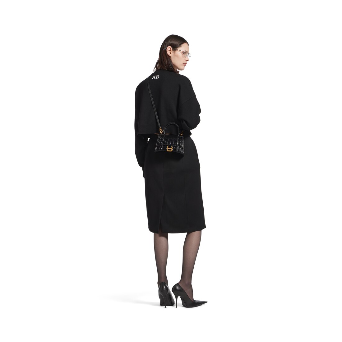 ハンドバッグ BALENCIAGA HAND BAG (5928331LRGM 1000) Women's Hourglass Handbag Xs in Black | Balenciaga US