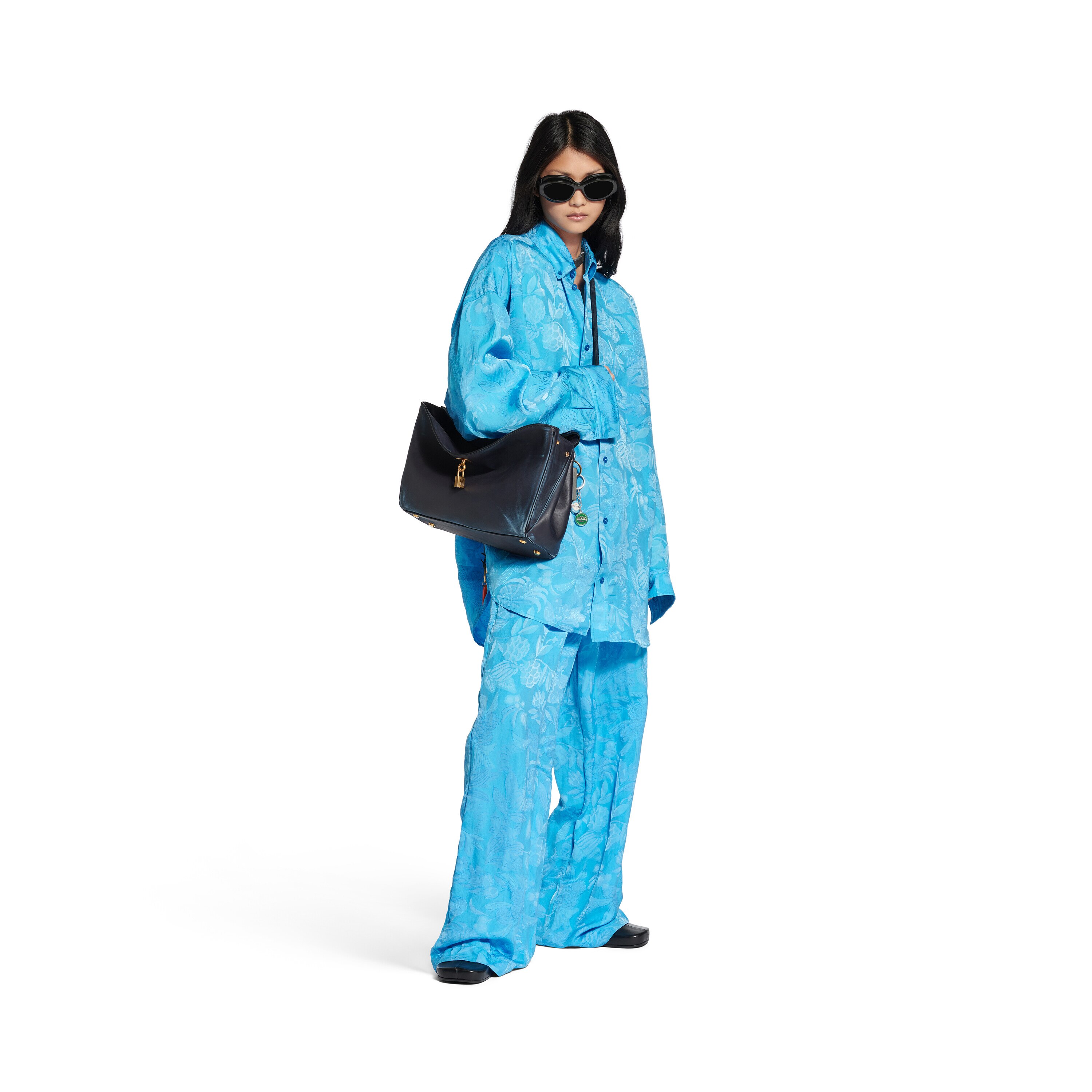 Cocoon Shirt in Sky Blue | Balenciaga NL