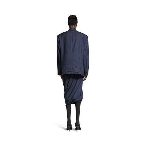 twisted tailored skirt