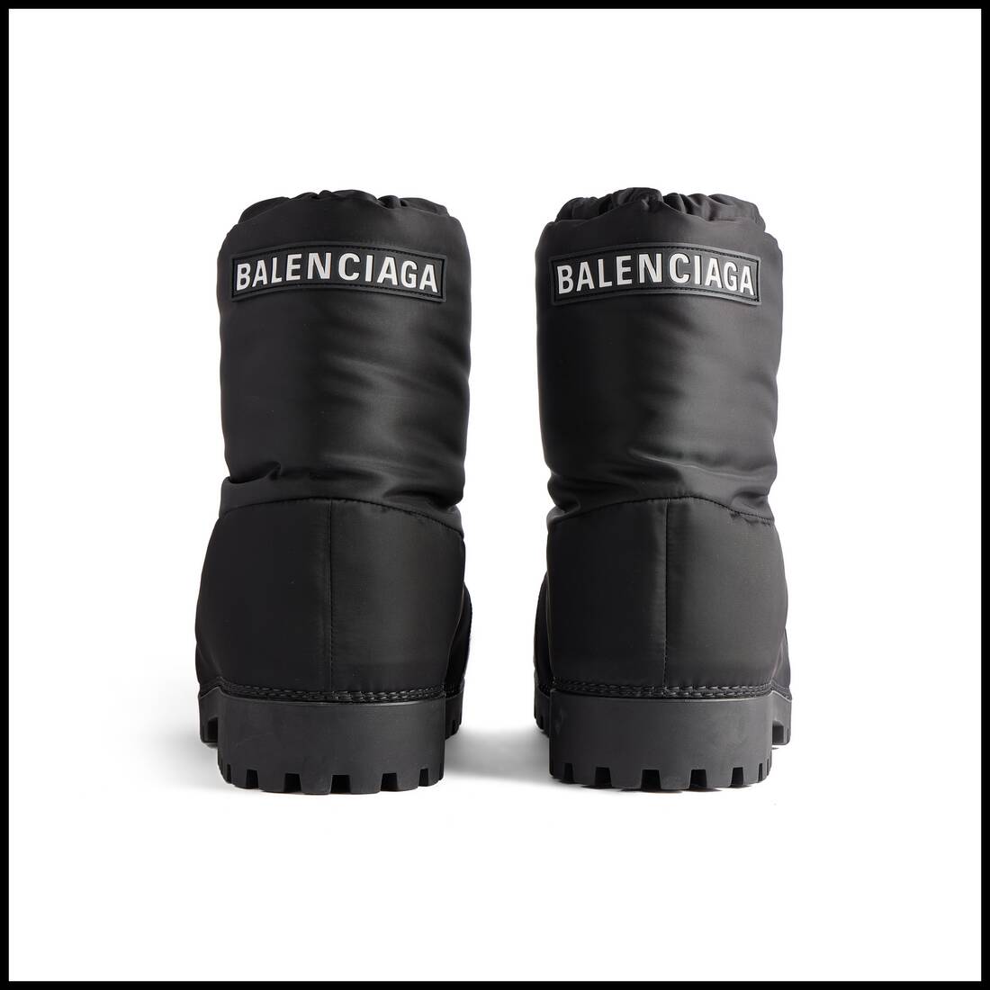 Balenciaga Men's Skiwear Alaska Low Boots - Black - Size 10