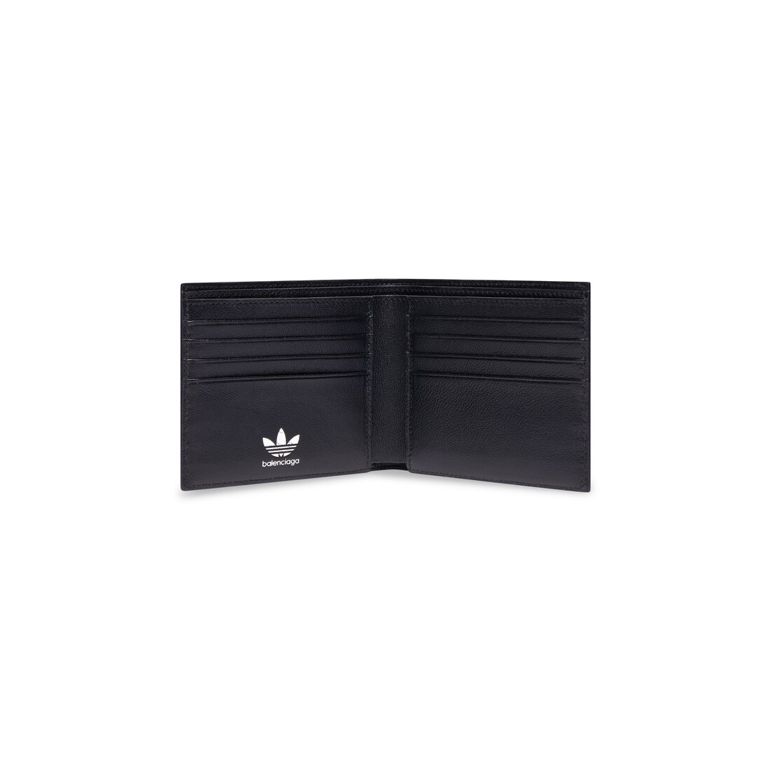 Men's Balenciaga / Adidas Square Folded Wallet in Black