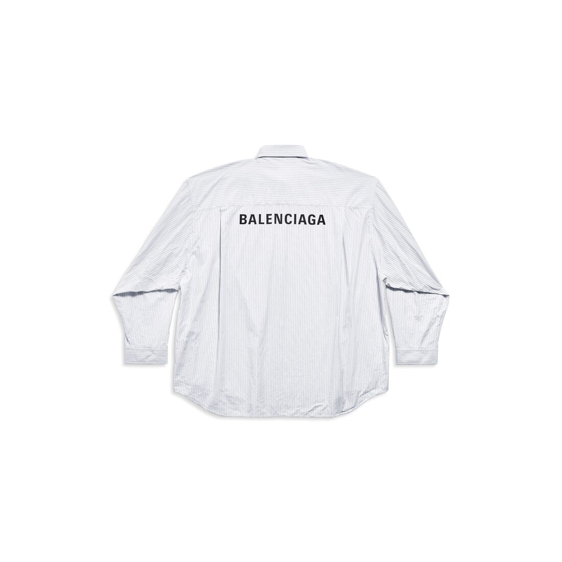 Balenciaga Shirt Oversized in Light Blue | Balenciaga US