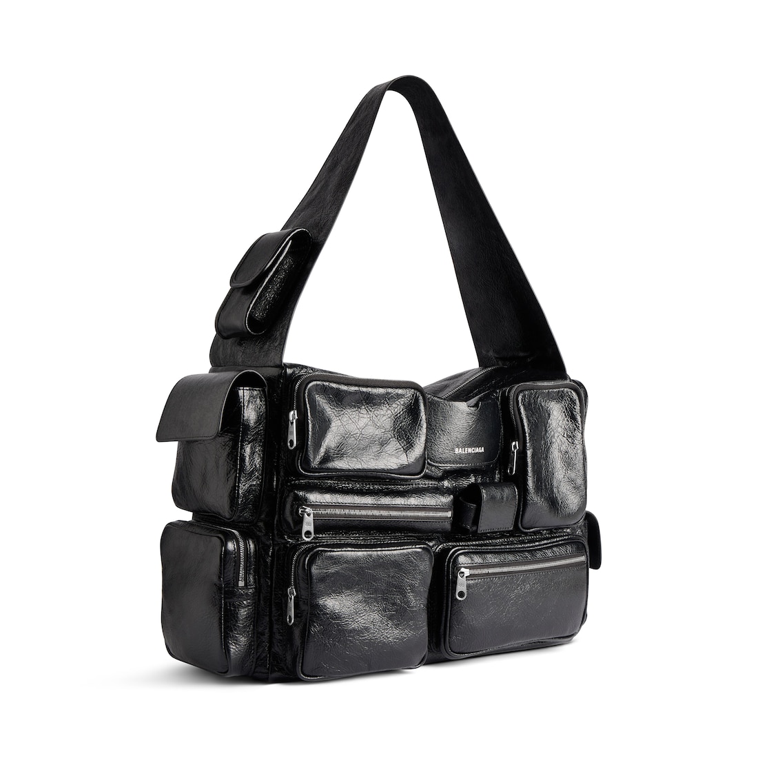 Superbusy Large Sling Bag in Black