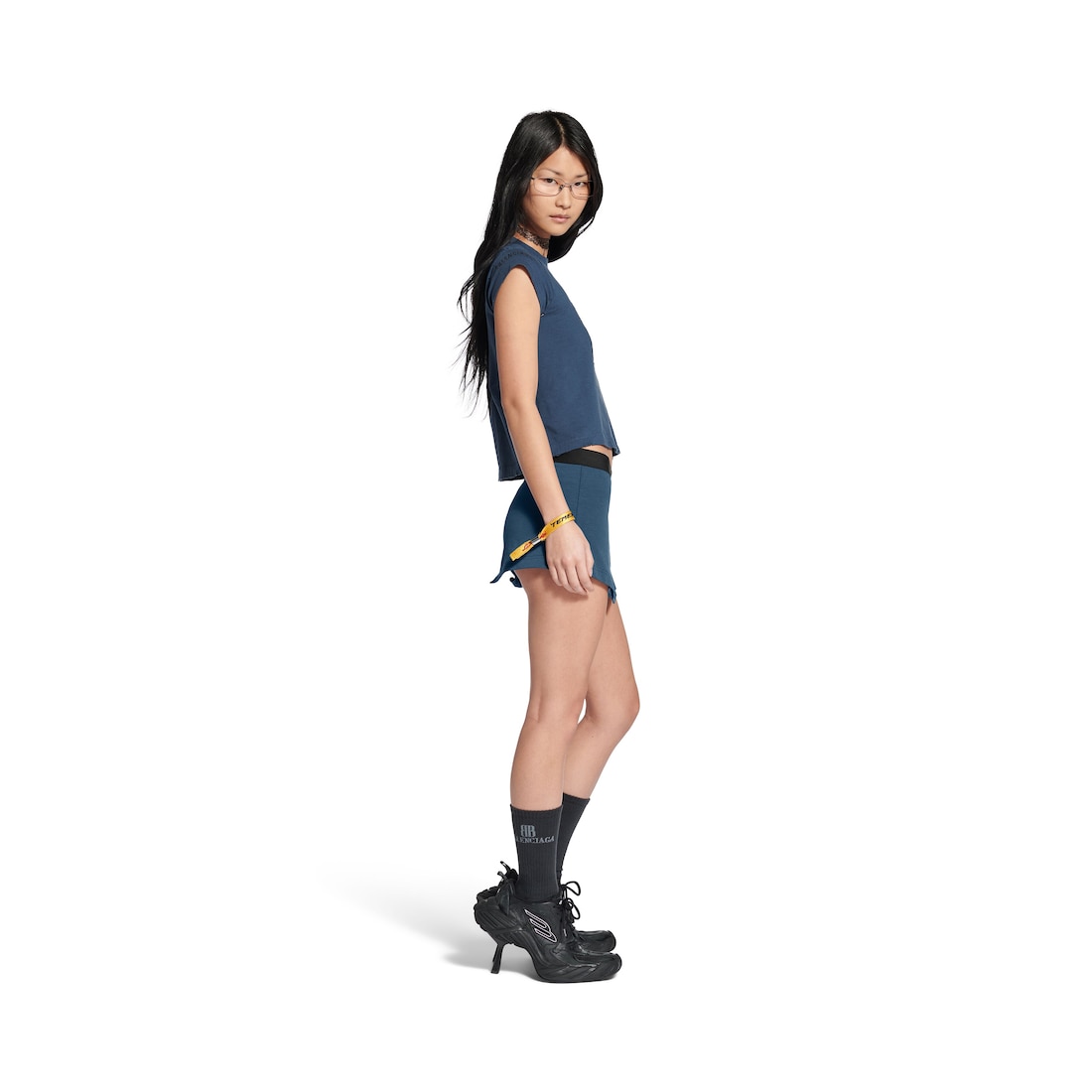 Women's Vip Team Logo Shrunk T-shirt in Dark Blue