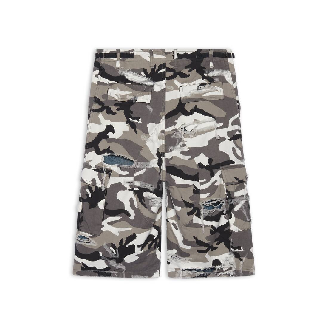Replay Kids Grey Shorts with Camo Print Shorts with Camo Print 
