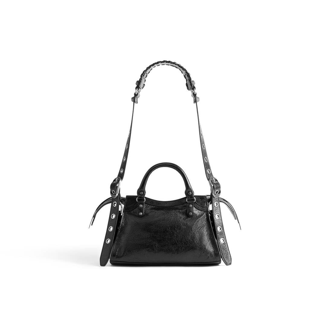 Black Neo Cagole City XS leather bag, Balenciaga
