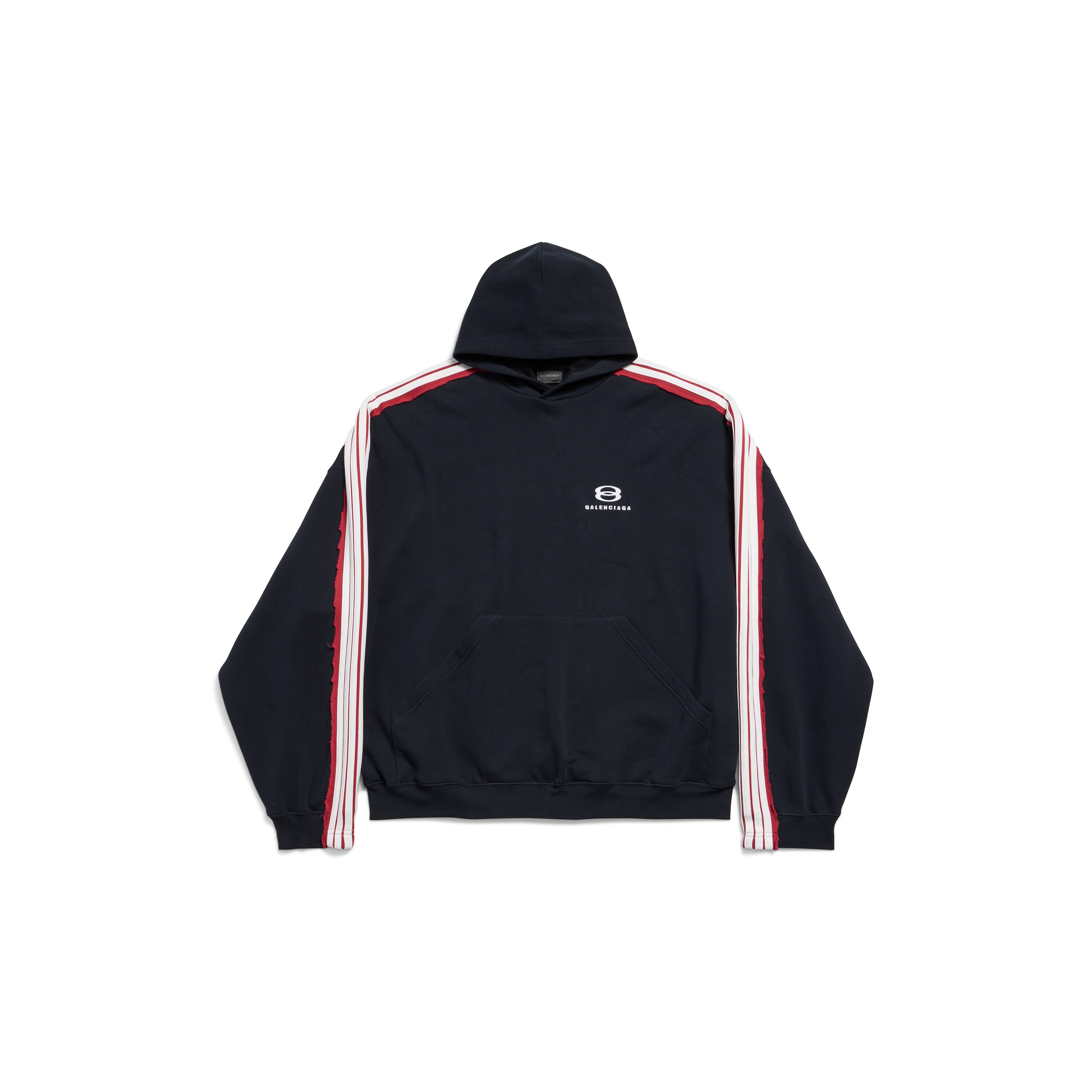 パーカー・フーディ BALENCIAGA FW25 Black cotton sweatshirt (767877TRVJ3 1569) メンズ's スウェットシャツ＆フーディー | Balenciaga JP