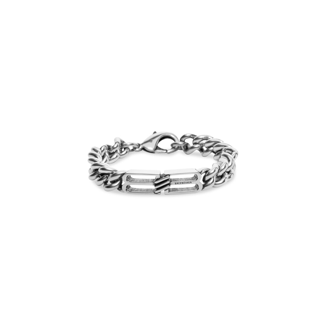 Bb Icon Gourmette Bracelet in Antique Silver