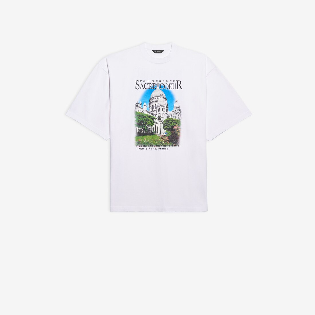 balenciaga sacre coeur t shirt
