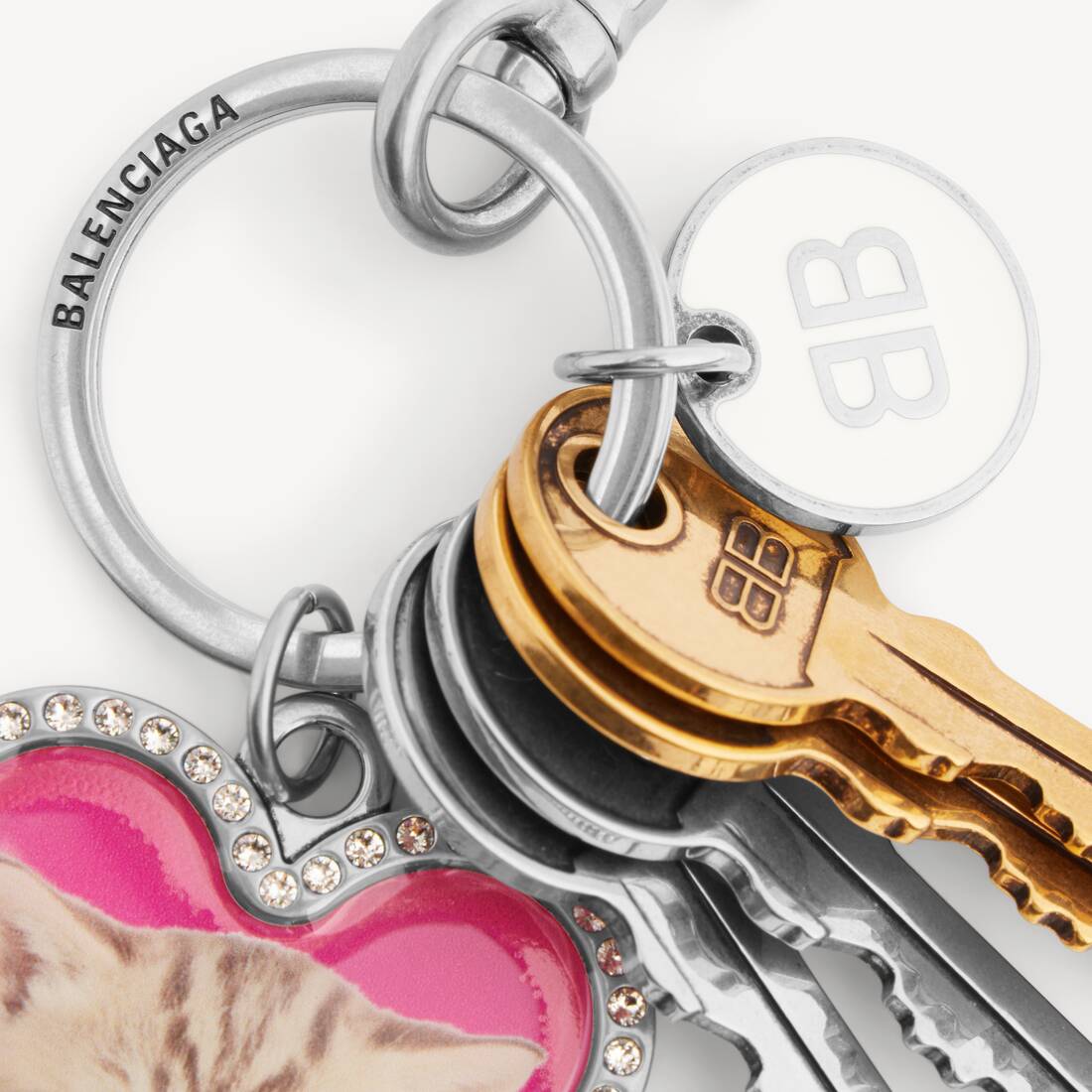 Women's Charm/keychain Heart in Multicolored Balenciaga US