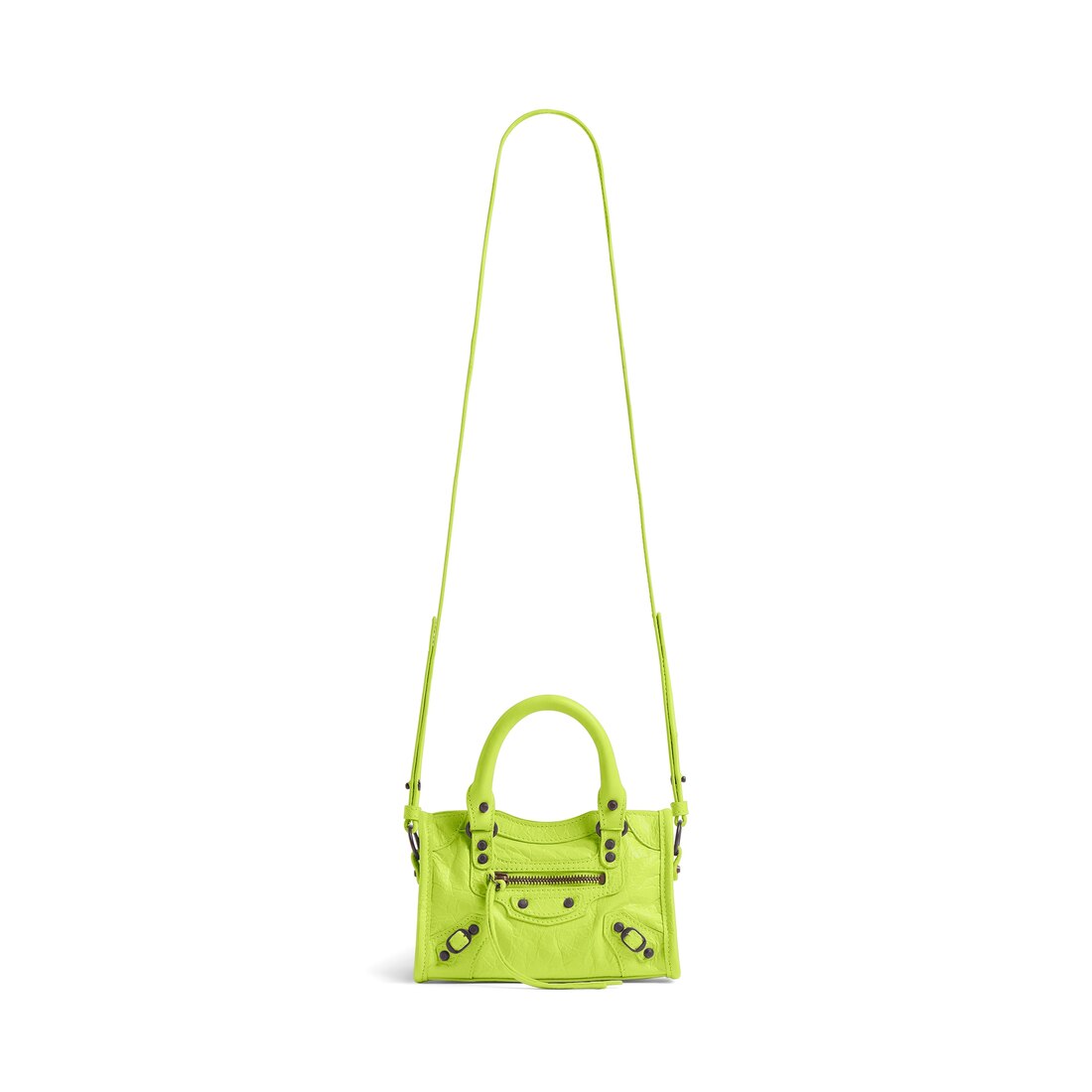 【BALENCIAGA】Le City スモール バッグ★8114422ABEK3518★黄緑 Women's Le City Bag Small in Granny Green | Balenciaga US