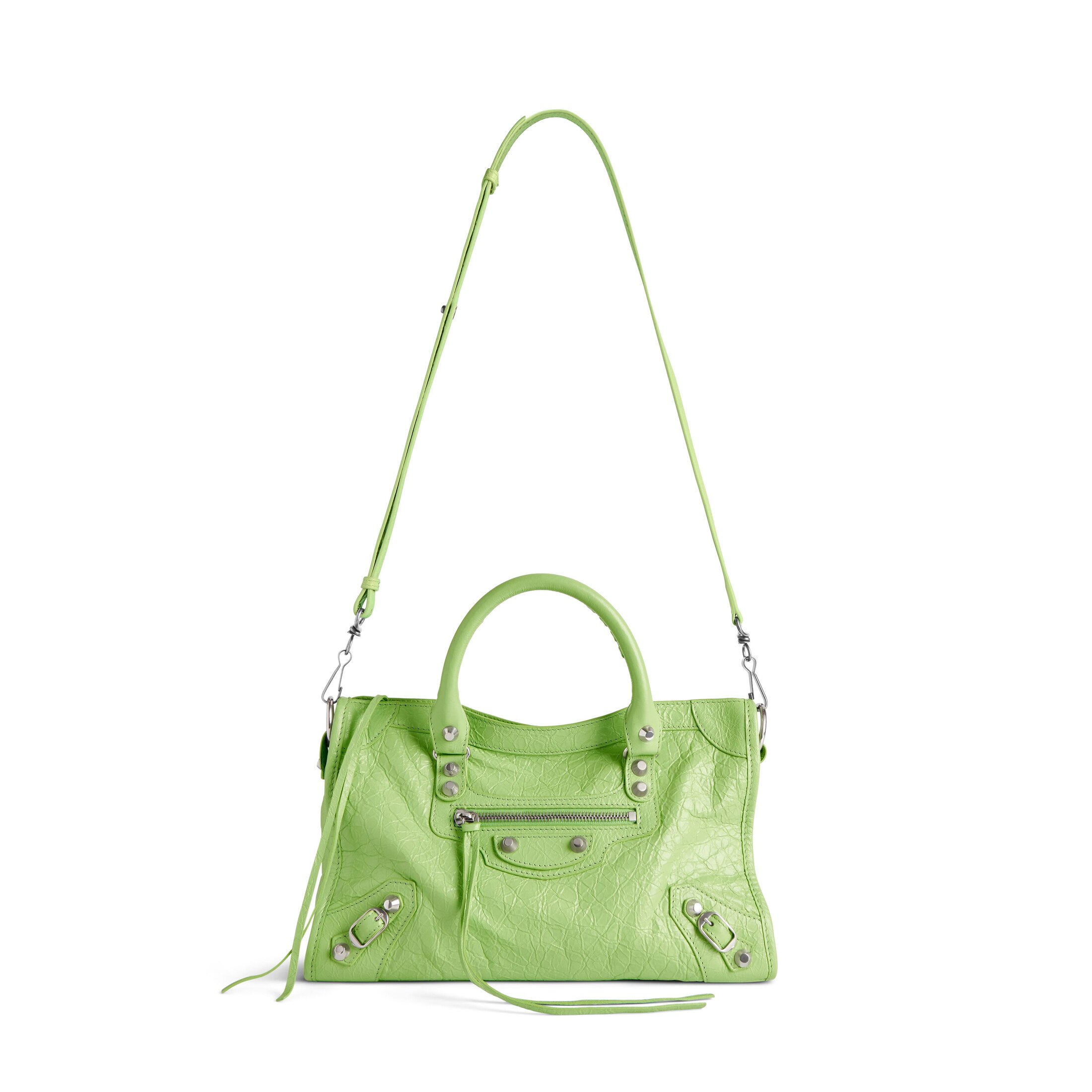 Women's Le City Small Bag in Green | Balenciaga US