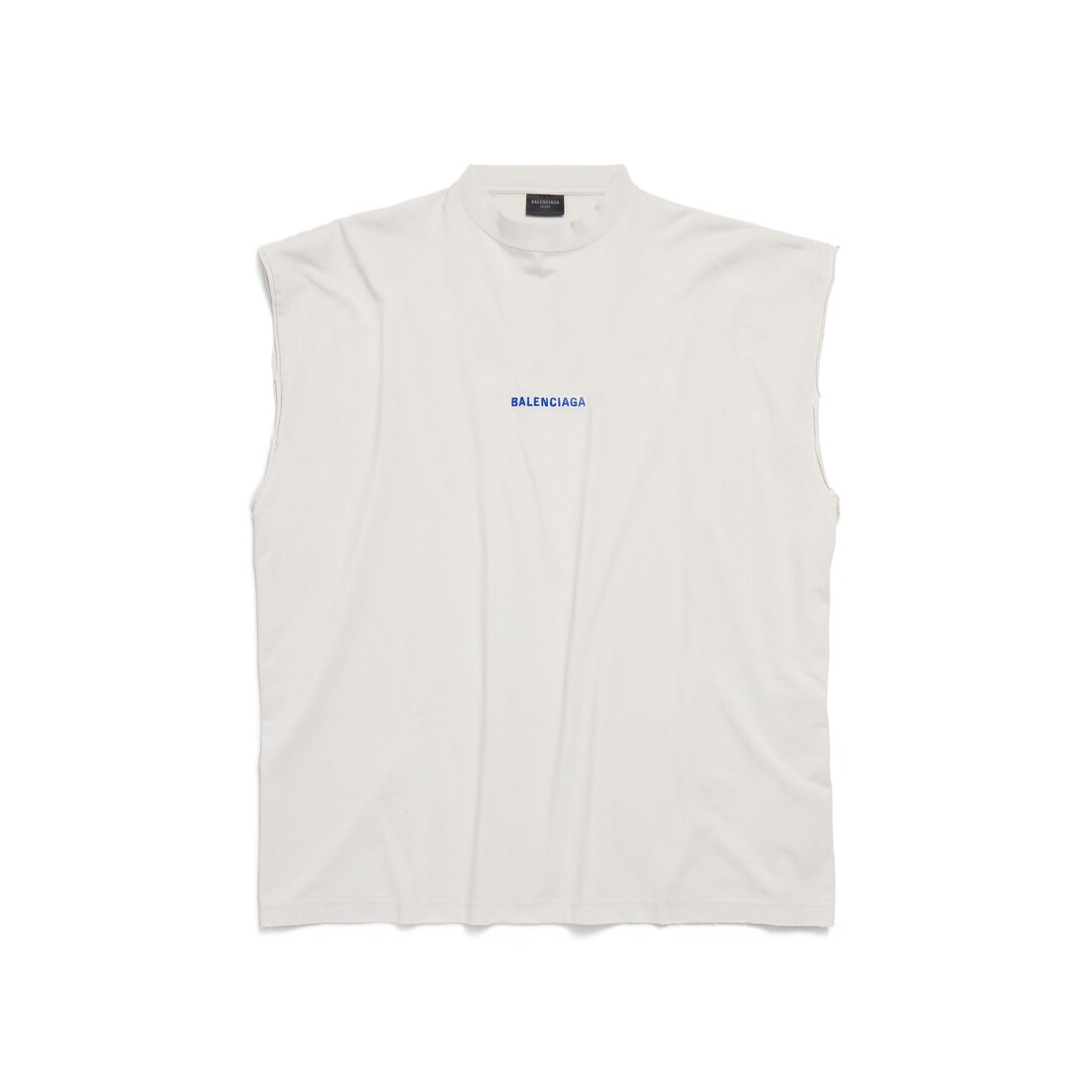 BALENCIAGA バック ノースリーブ Tシャツ ホワイト の ウィメンズ Balenciaga Back ノースリーブ Tシャツ