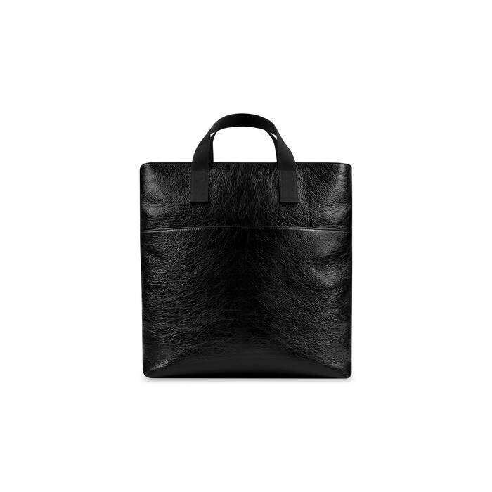Men's Explorer Tote Bag With Strap in Black | Balenciaga US