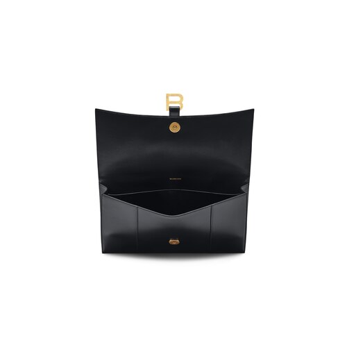 hourglass flat pouch with flap