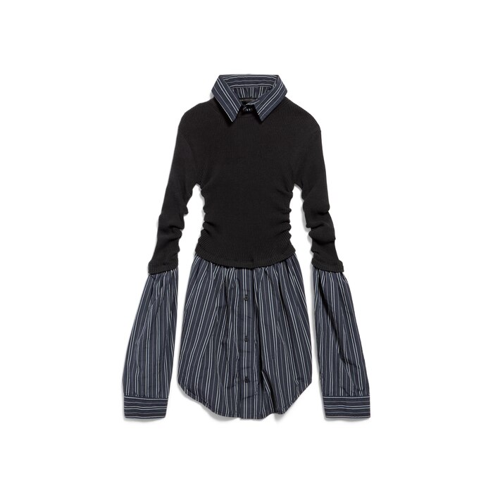 プリン　BALENCIAGA グレー Vネック セーター S プリン様専用 BALENCIAGA グレー Vネック セーター S