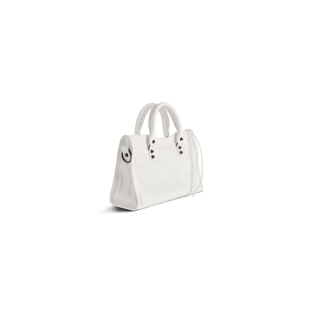 Balenciaga Le City Small Bag White Woman Material Lambskin