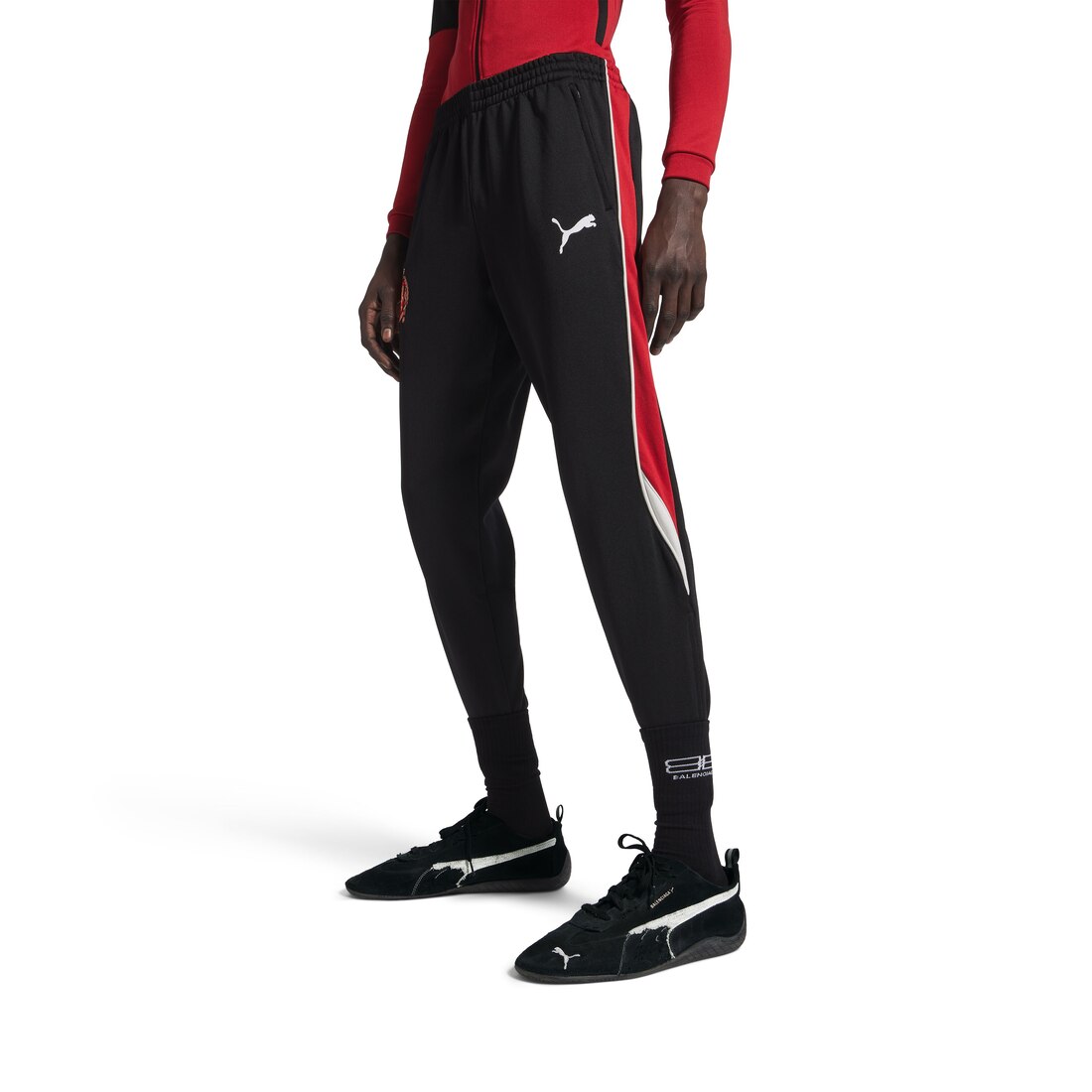 【BALENCIAGA】フィッテッド TRACKSUIT パンツ ロゴ ホワイト の ウィメンズ Balenciaga | PUMA フィッテッド