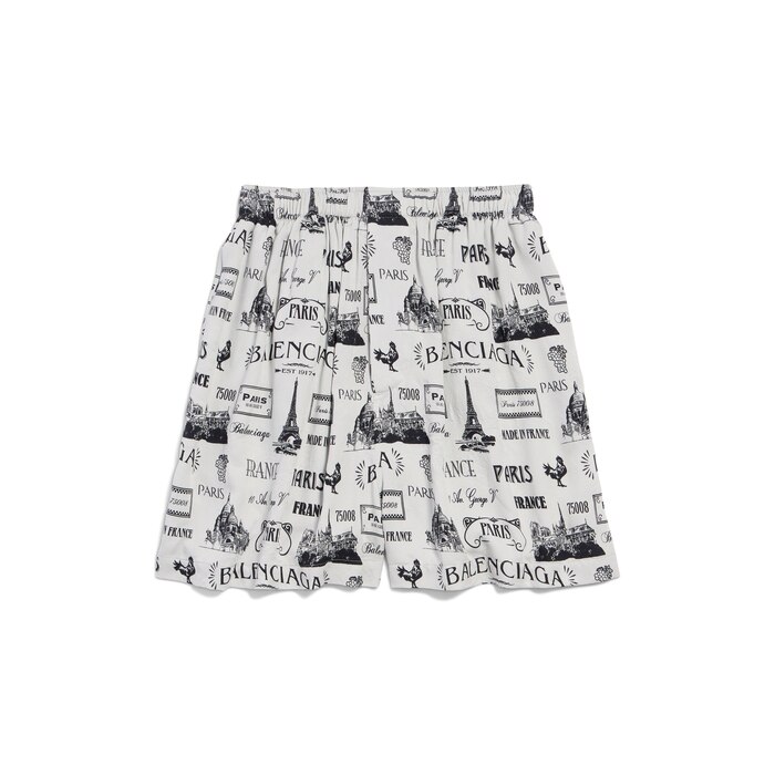 paris resto pyjama shorts