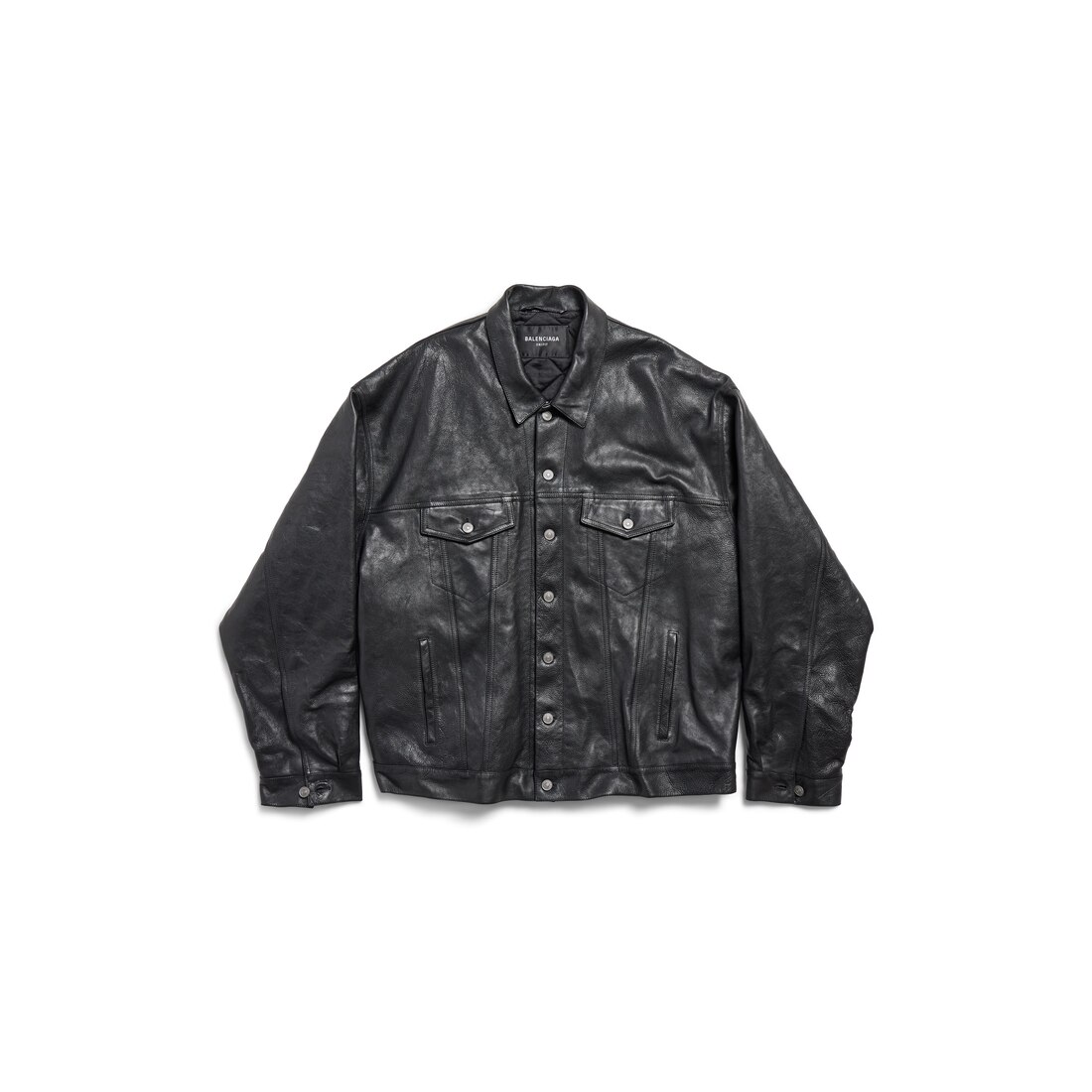 Balenciaga jean jacket sale best sale