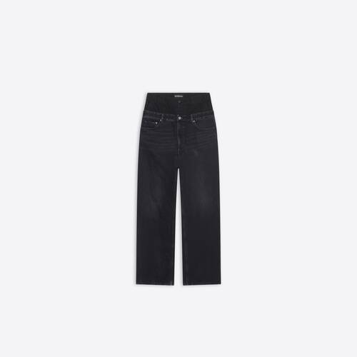double waistband trousers