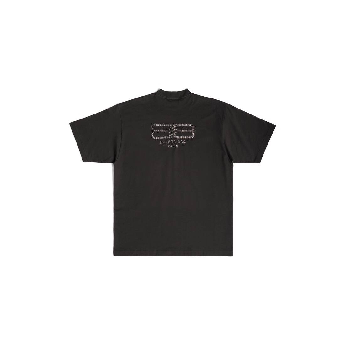 Bb Paris Icon Tシャツ ミディアムフィット で 杢ブラック | Balenciaga JP