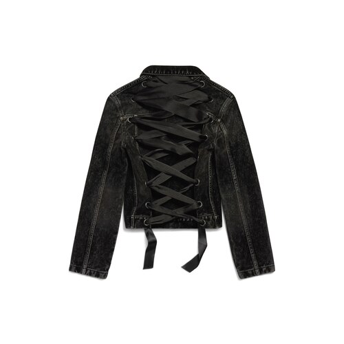 lace-up jacket