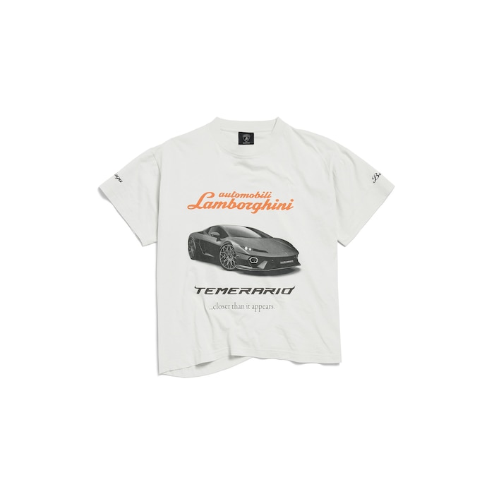balenciaga i automobili lamborghini boxing t-shirt