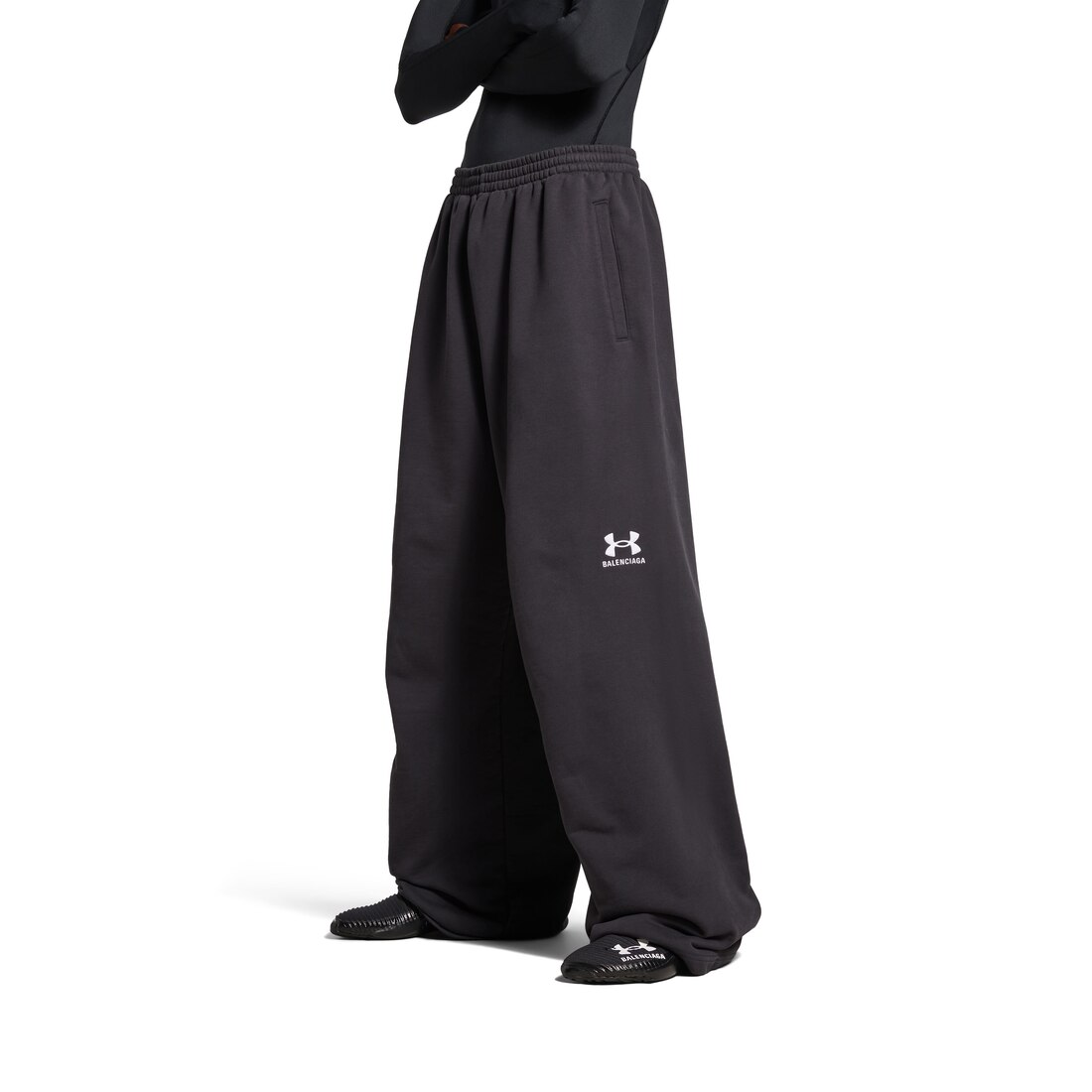 Men s Under Armour Baggy Sweatpants in Black white