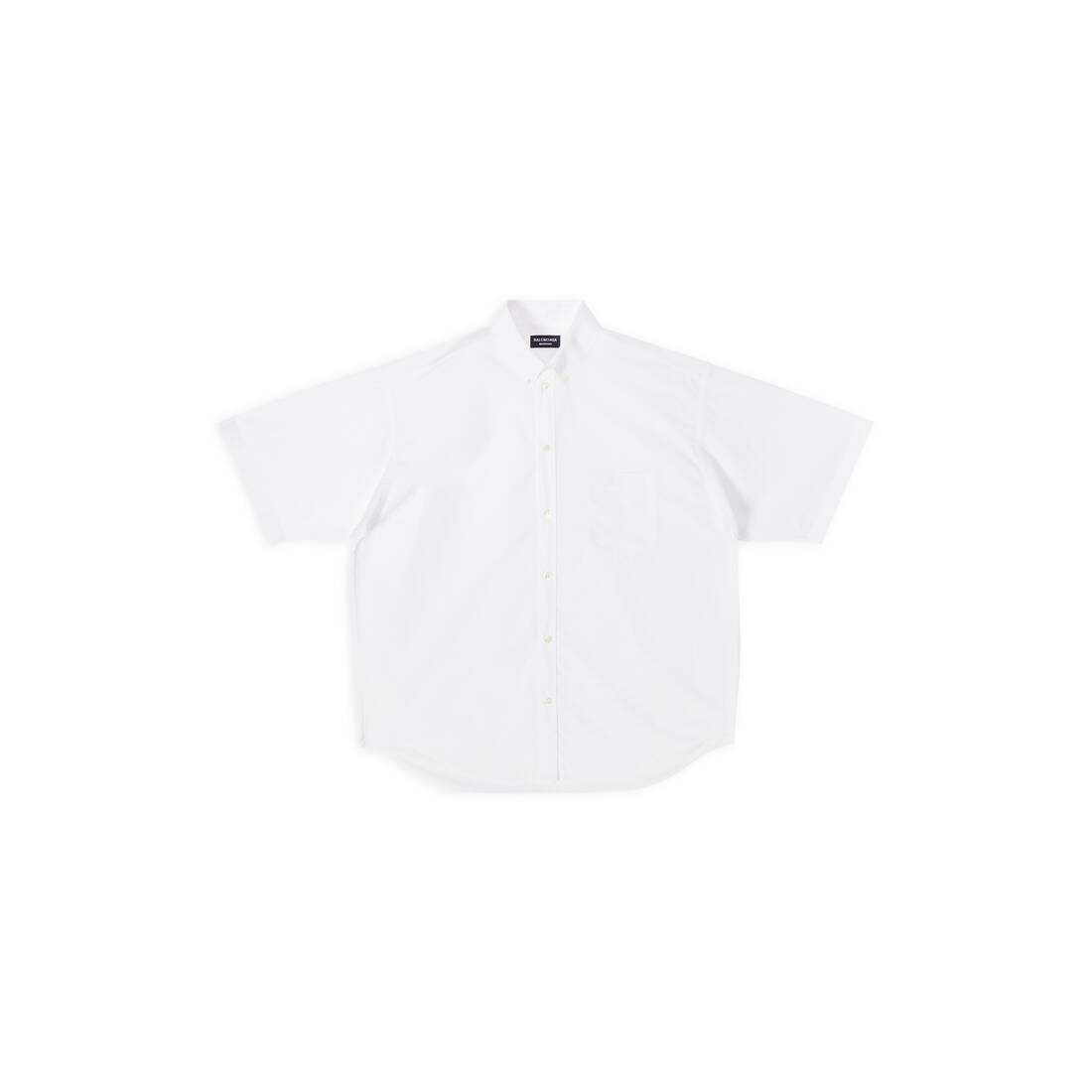 Balenciaga White New Scribble Cotton Button Down Shirt M Balenciaga