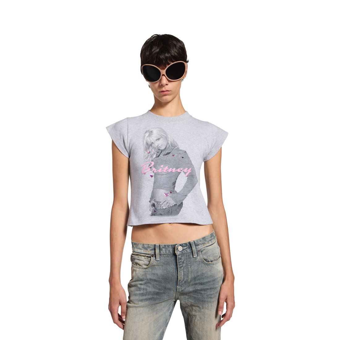 Balenciaga Music | Britney Spears Series Shrunk T-shirt in