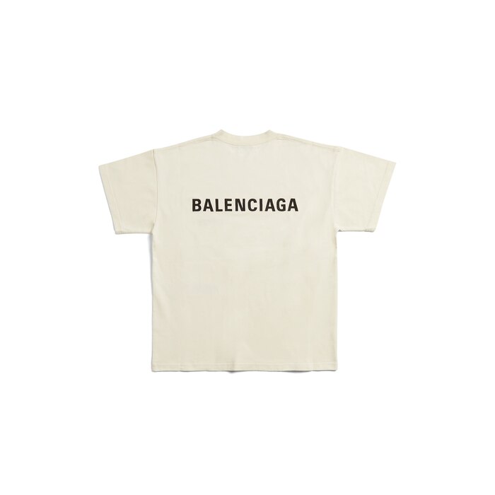camiseta balenciaga back medium fit