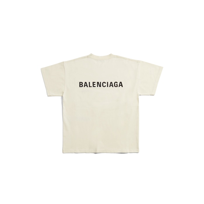 camiseta balenciaga back medium fit
