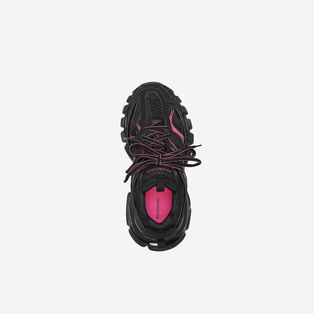 Women's Track Trainers in Black/pink