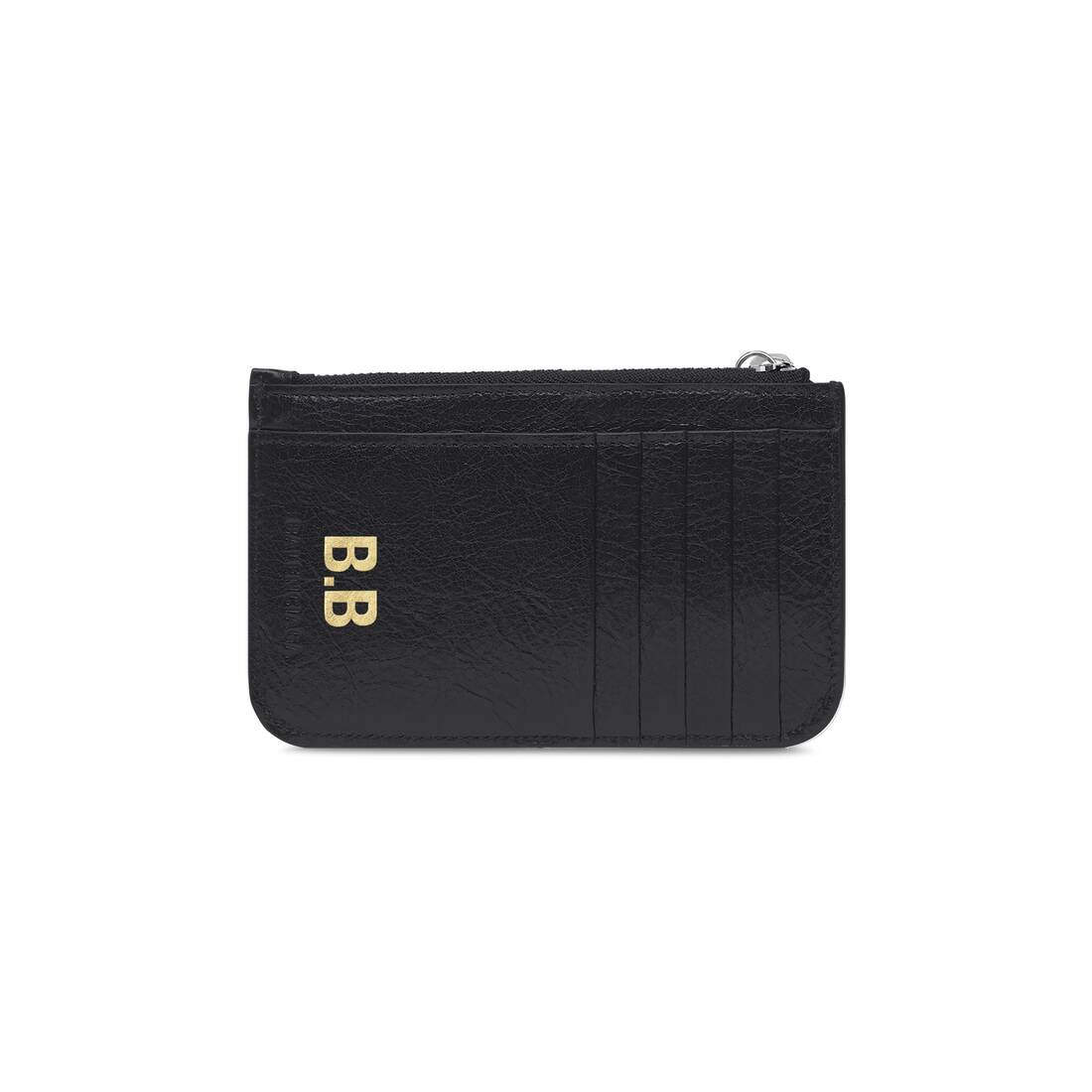 Women's Le Cagole Long Coin And Card Holder in Black