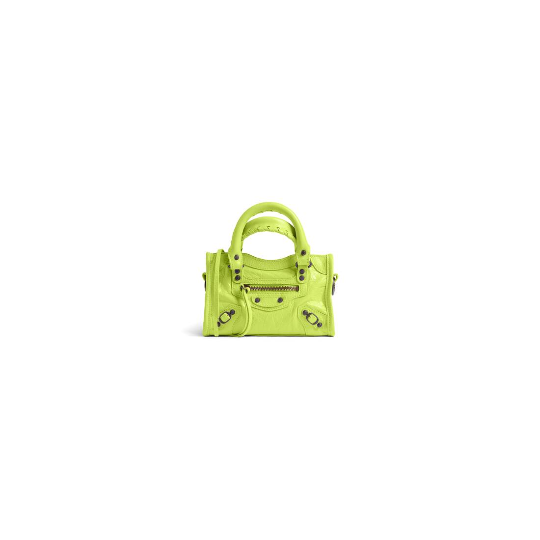 Women's Le City Bag Nano in Granny Green