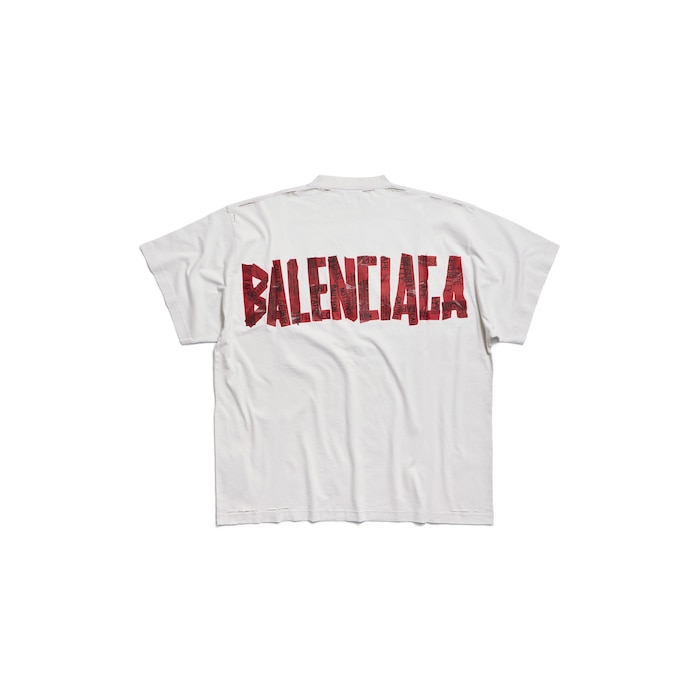 security tape logo oversized t-shirt