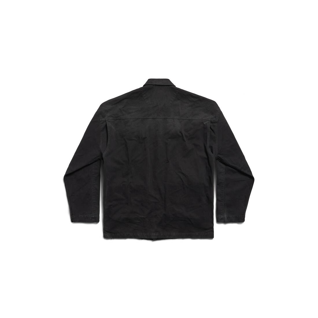 남성 Bb Corp 카고 라지 핏 셔츠 블랙 | Balenciaga KR