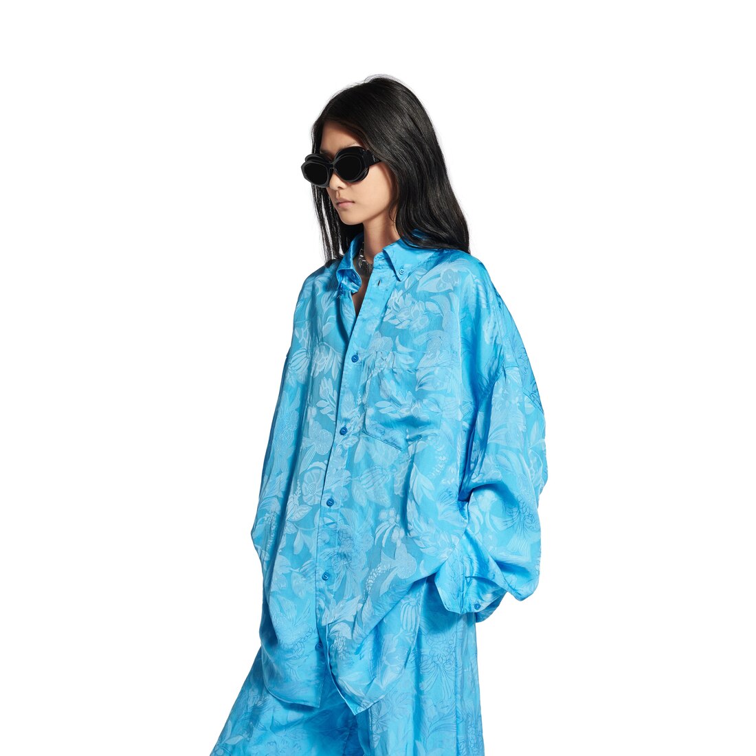 Tシャツ・カットソー BALENCIAGA SS25 L/S COCOON SHIRT (814121TRLD5 2135) Balenciaga 'cocoon' Shirt | italist