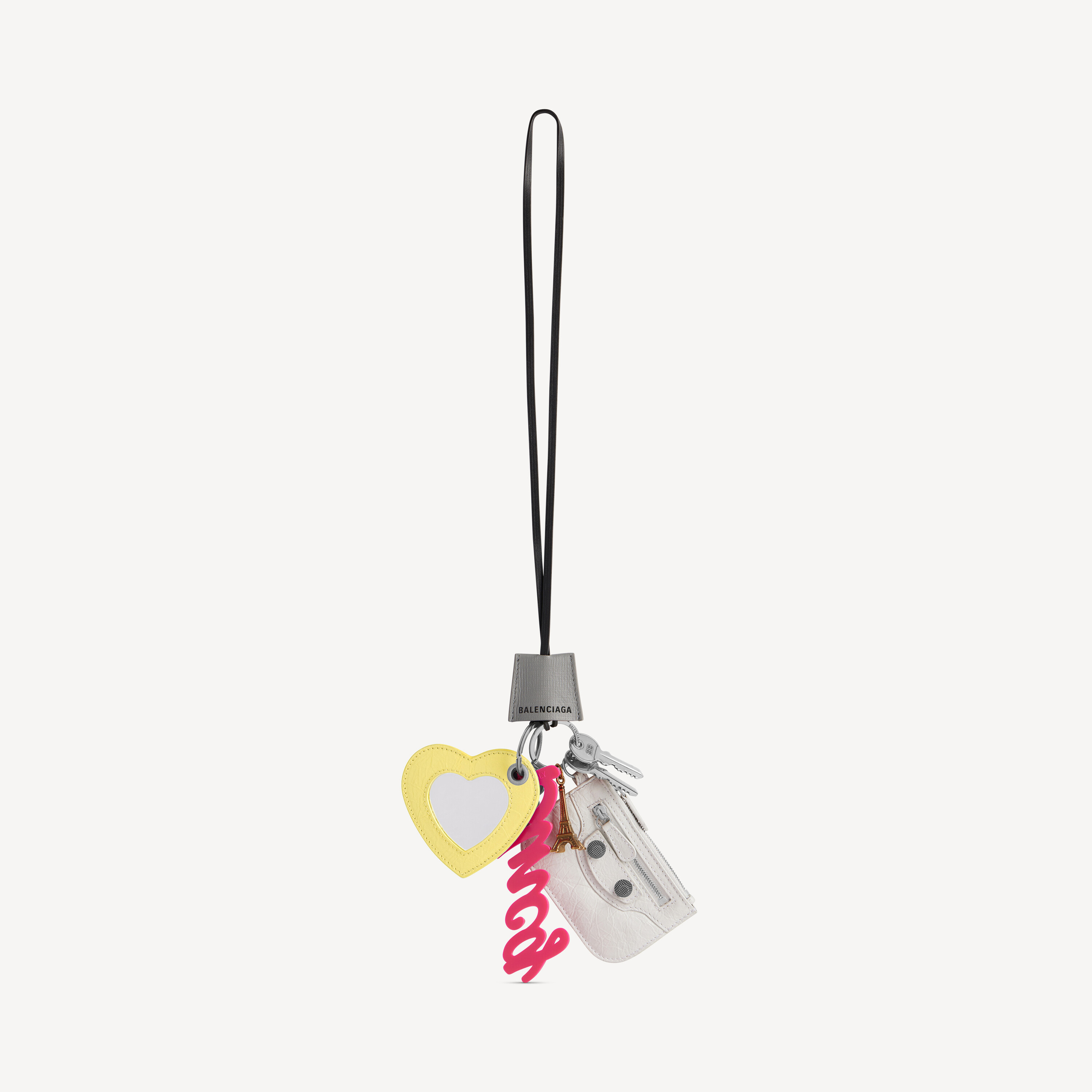 Women's Le Cagole Charm Girly in Grey/white